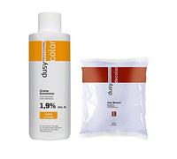 Dusy Star Bleach - Polvere da bionda, 500 g, in sacchetto + Dusy Professional Cream Oxyd, 1000 ml, 1,9% extra cremoso
