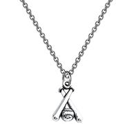 DUTACK Collana con ciondolo a forma di mazza da baseball da uomo Hip-Hop RAP Street Culture Collana da uomo di tendenza moda per gioielli da uomo, Zinco