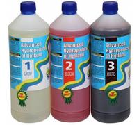 Dutch Formula Grow Bloom Micro 1L x 3 Advanced Hydroponics Fertilizzante