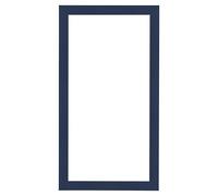 Dutch Frame Factory - Cornice 20x40 cm - Blu Scuro Spazzato - Cornice per foto in MDF con vetro plastico Antiriflesso - Cornice portafoto 20x40 cm - Colonia