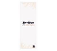 Dutch Frame Factory - Cornice 20x60 cm - Bianco Lucente - Cornice per foto in Plastica con vetro plastico Antiriflesso - Cornice portafoto 20x60 cm - Easy