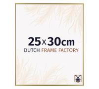 Dutch Frame Factory - Cornice 25x30 cm - Oro - Cornice per foto in Plastica con vetro plastico Antiriflesso - Cornice portafoto 25x30 cm - Easy