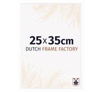 Dutch Frame Factory - Cornice 25x35 cm - Bianco Lucente - Cornice per foto in Plastica con vetro plastico Antiriflesso - Cornice portafoto 25x35 cm - Easy