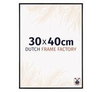 Dutch Frame Factory - Cornice 30x40 cm - Nero Opaco - Cornice per foto in Plastica con vetro plastico Antiriflesso - Cornice portafoto 30x40 cm - Easy