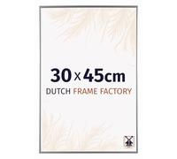 Dutch Frame Factory - Cornice 30x45 cm - Argento Lucente - Cornice per foto in Plastica con vetro plastico Antiriflesso - Cornice portafoto 30x45 cm - Easy