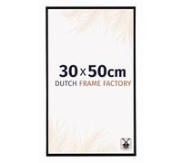 Dutch Frame Factory - Cornice 30x50 cm - Nero Opaco - Cornice per foto in Plastica con vetro plastico Antiriflesso - Cornice portafoto 30x50 cm - Easy