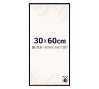 Dutch Frame Factory - Cornice 30x60 cm - Nero Opaco - Cornice per foto in Plastica con vetro plastico Antiriflesso - Cornice portafoto 30x60 cm - Easy