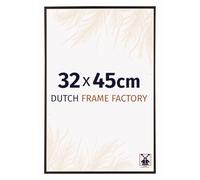 Dutch Frame Factory - Cornice 32x45 cm - Antracite - Cornice per foto in Plastica con vetro plastico Antiriflesso - Cornice portafoto 32x45 cm - Easy