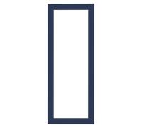 Dutch Frame Factory - Cornice 33x98 cm - Blu Scuro Spazzato - Cornice per foto in MDF con vetro plastico Antiriflesso - Cornice portafoto 33x98 cm - Colonia