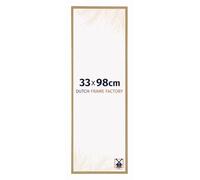 Dutch Frame Factory - Cornice 33x98 cm - Faggio Chiaro - Cornice per foto in Plastica con vetro plastico Antiriflesso - Cornice portafoto 33x98 cm - Easy
