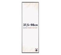 Dutch Frame Factory - Cornice 37,5x98 cm - Argento Lucente - Cornice per foto in Plastica con vetro plastico Antiriflesso - Cornice portafoto 37,5x98 cm - Easy