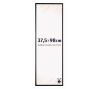 Dutch Frame Factory - Cornice 37,5x98 cm - Nero Lucente - Cornice per foto in Plastica con vetro plastico Antiriflesso - Cornice portafoto 37,5x98 cm - Easy