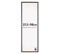 Dutch Frame Factory - Cornice 37,5x98 cm - Nero Opaco - Cornice per foto in Plastica con vetro plastico Antiriflesso - Cornice portafoto 37,5x98 cm - Easy