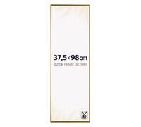 Dutch Frame Factory - Cornice 37,5x98 cm - Oro - Cornice per foto in Plastica con vetro plastico Antiriflesso - Cornice portafoto 37,5x98 cm - Easy