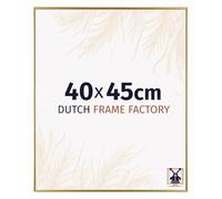 Dutch Frame Factory - Cornice 40x45 cm - Oro - Cornice per foto in Plastica con vetro plastico Antiriflesso - Cornice portafoto 40x45 cm - Easy
