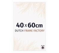 Dutch Frame Factory - Cornice 40x60 cm - Bianco Lucente - Cornice per foto in Plastica con vetro plastico Antiriflesso - Cornice portafoto 40x60 cm - Easy