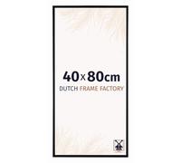 Dutch Frame Factory - Cornice 40x80 cm - Nero Opaco - Cornice per foto in Plastica con vetro plastico Antiriflesso - Cornice portafoto 40x80 cm - Easy