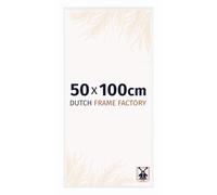 Dutch Frame Factory - Cornice 50x100 cm - Bianco Lucente - Cornice per foto in Plastica con vetro plastico Antiriflesso - Cornice portafoto 50x100 cm - Easy