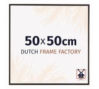 Dutch Frame Factory - Cornice 50x50 cm - Antracite - Cornice per foto in Plastica con vetro plastico Antiriflesso - Cornice portafoto 50x50 cm - Easy