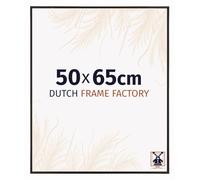 Dutch Frame Factory - Cornice 50x65 cm - Antracite - Cornice per foto in Plastica con vetro plastico Antiriflesso - Cornice portafoto 50x65 cm - Easy