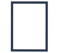 Dutch Frame Factory - Cornice 50x70 cm - Blu Scuro Spazzato - Cornice per foto in MDF con vetro plastico Antiriflesso - Cornice portafoto 50x70 cm - Colonia