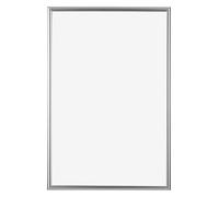 Dutch Frame Factory - Cornice 50x75 cm - Argento - Cornice per foto in Plastica con vetro plastico Antiriflesso - Cornice portafoto 50x75 cm - Biggy