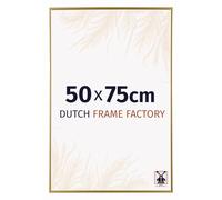 Dutch Frame Factory - Cornice 50x75 cm - Oro - Cornice per foto in Plastica con vetro plastico Antiriflesso - Cornice portafoto 50x75 cm - Easy