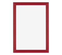 Dutch Frame Factory - Cornice 50x75 cm - Rosso - Cornice per foto in MDF con vetro plastico Antiriflesso - Cornice portafoto 50x75 cm - Marseille