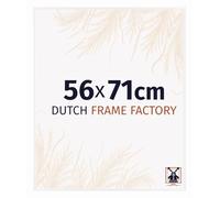 Dutch Frame Factory - Cornice 56x71 cm - Bianco Lucente - Cornice per foto in Plastica con vetro plastico Antiriflesso - Cornice portafoto 56x71 cm - Easy