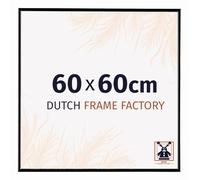 Dutch Frame Factory - Cornice 60x60 cm - Nero Lucente - Cornice per foto in Plastica con vetro plastico Antiriflesso - Cornice portafoto 60x60 cm - Easy