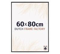 Dutch Frame Factory - Cornice 60x80 cm - Nero Lucente - Cornice per foto in Plastica con vetro plastico Antiriflesso - Cornice portafoto 60x80 cm - Easy