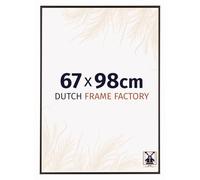 Dutch Frame Factory - Cornice 67x98 cm - Antracite - Cornice per foto in Plastica con vetro plastico Antiriflesso - Cornice portafoto 67x98 cm - Easy