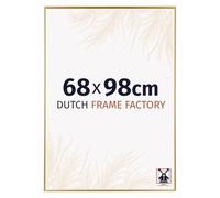Dutch Frame Factory - Cornice 68x98 cm - Oro - Cornice per foto in Plastica con vetro plastico Antiriflesso - Cornice portafoto 68x98 cm - Easy