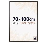 Dutch Frame Factory - Cornice 70x100 cm - Antracite Lucido - Cornice per foto in Plastica con vetro plastico Antiriflesso - Cornice portafoto 70x100 cm - Easy