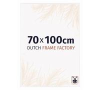 Dutch Frame Factory - Cornice 70x100 cm - Bianco Lucente - Cornice per foto in Plastica con vetro plastico Antiriflesso - Cornice portafoto 70x100 cm - Easy