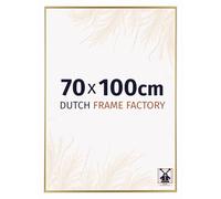 Dutch Frame Factory - Cornice 70x100 cm - Oro - Cornice per foto in Plastica con vetro plastico Antiriflesso - Cornice portafoto 70x100 cm - Easy