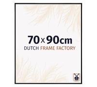 Dutch Frame Factory - Cornice 70x90 cm - Nero Opaco - Cornice per foto in Plastica con vetro plastico Antiriflesso - Cornice portafoto 70x90 cm - Easy
