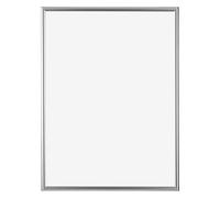 Dutch Frame Factory - Cornice 75x100 cm - Argento - Cornice per foto in Plastica con vetro plastico Antiriflesso - Cornice portafoto 75x100 cm - Biggy