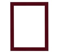Dutch Frame Factory - Cornice 75x100 cm Vino Rosso Spazzato - MDF | Vetro acrilico antiriflesso, Montaggio a parete, Adatta per foto, poster o puzzle, Made in Holland