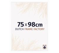Dutch Frame Factory - Cornice 75x98 cm - Bianco Lucente - Cornice per foto in Plastica con vetro plastico Antiriflesso - Cornice portafoto 75x98 cm - Easy