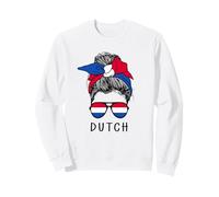 Dutch Girl Dutch Heritage Netherlands Flag Felpa