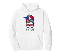 Dutch Girl Dutch Heritage Netherlands Flag Felpa con Cappuccio