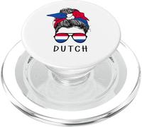 Dutch Girl Dutch Heritage Netherlands Flag PopSockets PopGrip per MagSafe