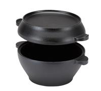 Dutch Oven - Pentola da portata - 162 x 130 x 89 mm, robusta pentola in ghisa, design a doppio manico, struttura robusta | del pane utilizza un forno ad alte prestazioni per cucinare