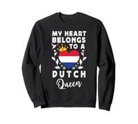 Dutch Queen Dutch Wife Girlfriend Netherlands Flag Felpa