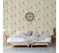 DUTCH WALLCOVERINGS Carta da Parati "Chevron" Crema e Menta