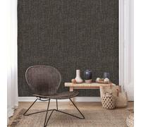 DUTCH WALLCOVERINGS Carta da Parati Motivo Tessuto Nero