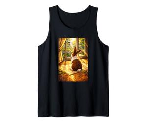 Dutchie Bunny Seduto Dentro Mentre Guarda Fuori Canotta