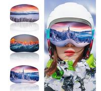 DUTIFUL 3 paia di occhiali da sci, in microfibra, protezione per occhiali da sci, protezione da graffi, polvere, occhiali da sci, protezione unisex