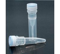 DUTSCHER 390420CL sterili microtubes 1,5 ml, colore: trasparente con tappo a vite standard, graduato, con superficie inferiore marcatura, forma conica, con guarnizione circolare